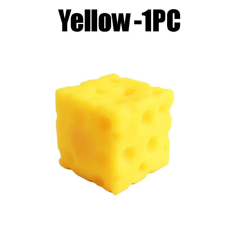 Squishy Cheese Block, Stress Relief Squeeze Toy Gifts ,Cyber Deal 🔥