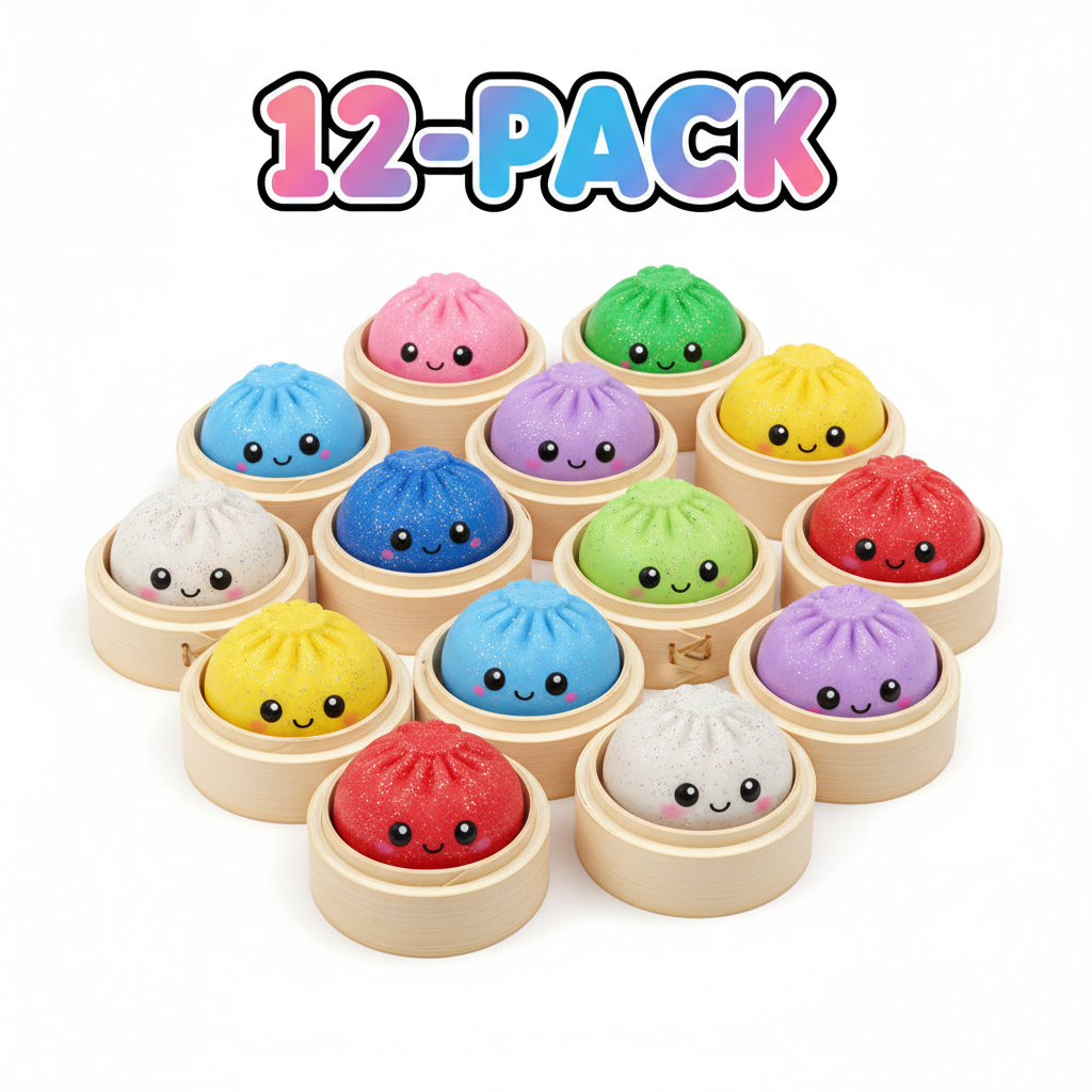 12-Pack Squishy Dumplings
