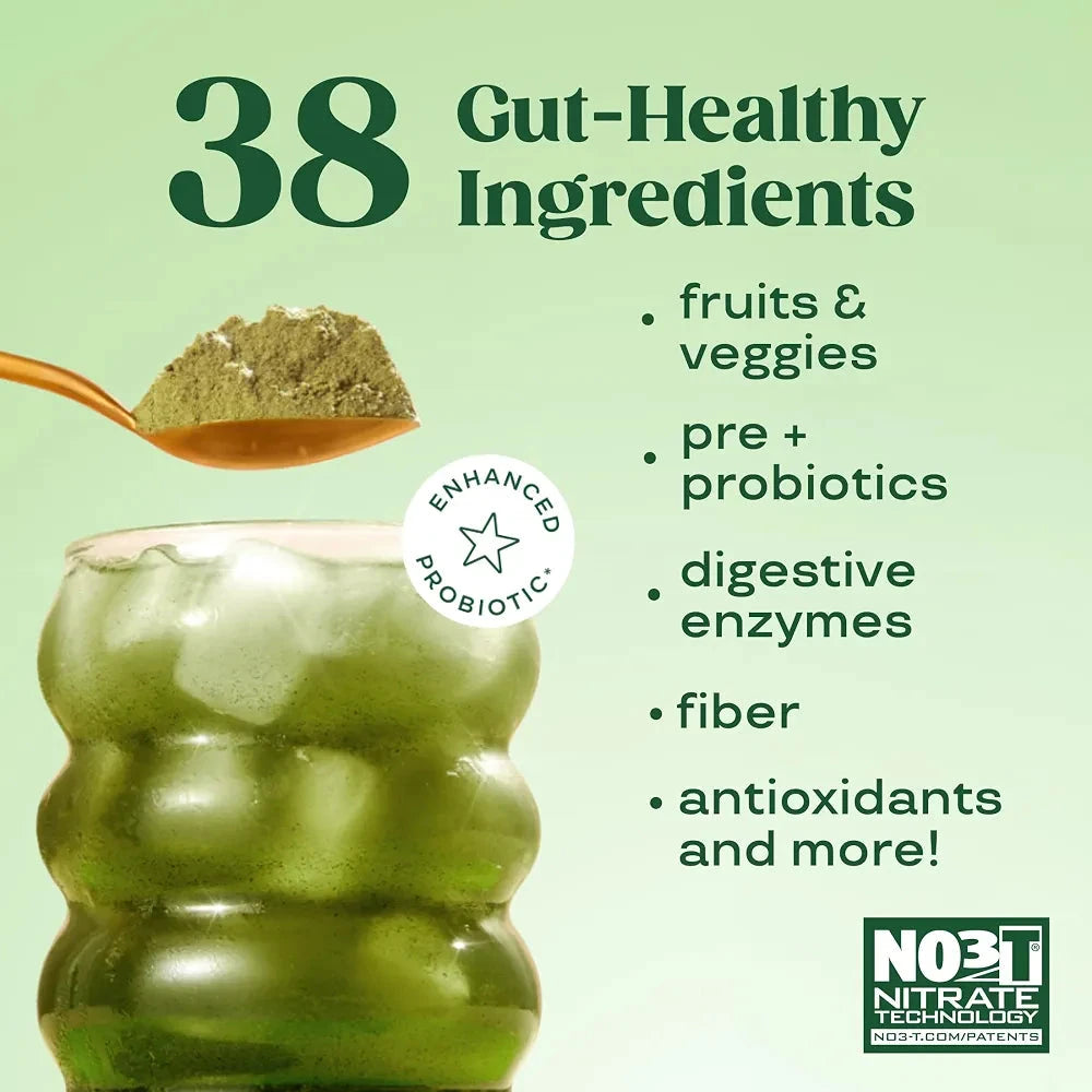 Bloom Nutrition Superfood Greens 2-Pack – Strawberry Kiwi (96 Servings) 09/27