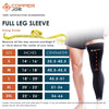 Copper Joe Full Leg Compression Sleeve 2 Pack – Copper Infused