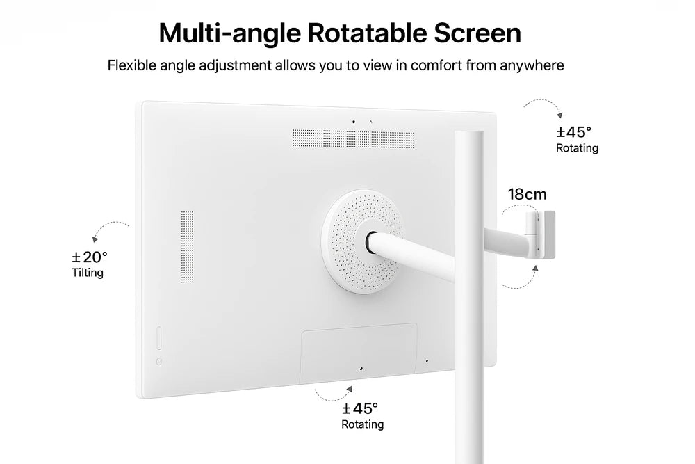 32 inch ViewGlow Monitor | High Resolution Rollable  Display | Smart Touch Screen