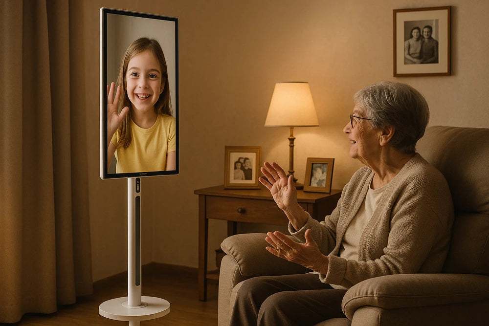 32 inch ViewGlow Monitor | High Resolution Rollable  Display | Smart Touch Screen