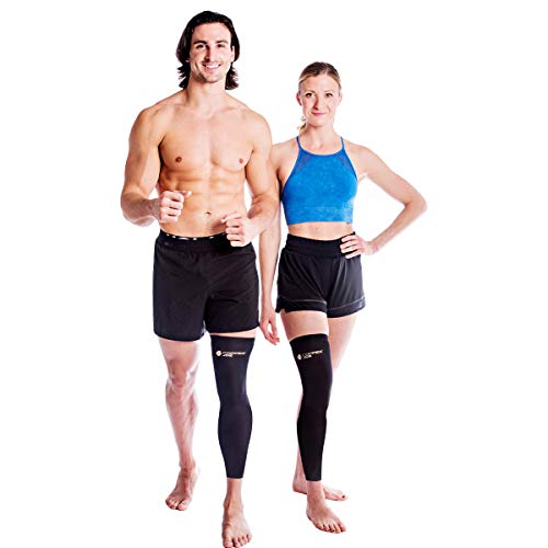 Copper Joe Full Leg Compression Sleeve – Copper Infused