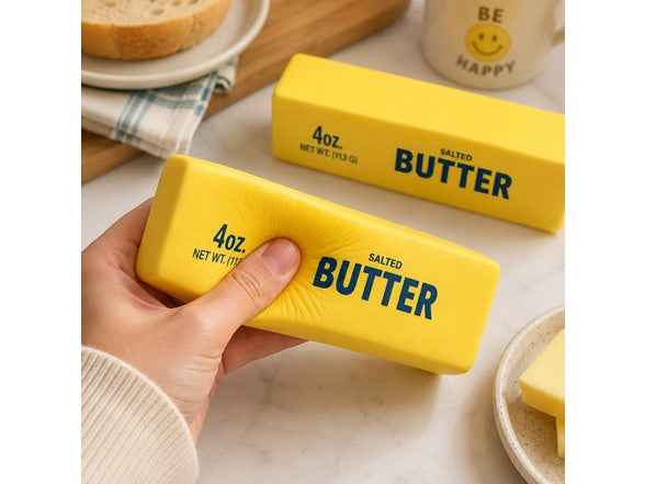 2-Pack Sensory Squishy Butter Stick Fidget Toys for Stress Relief