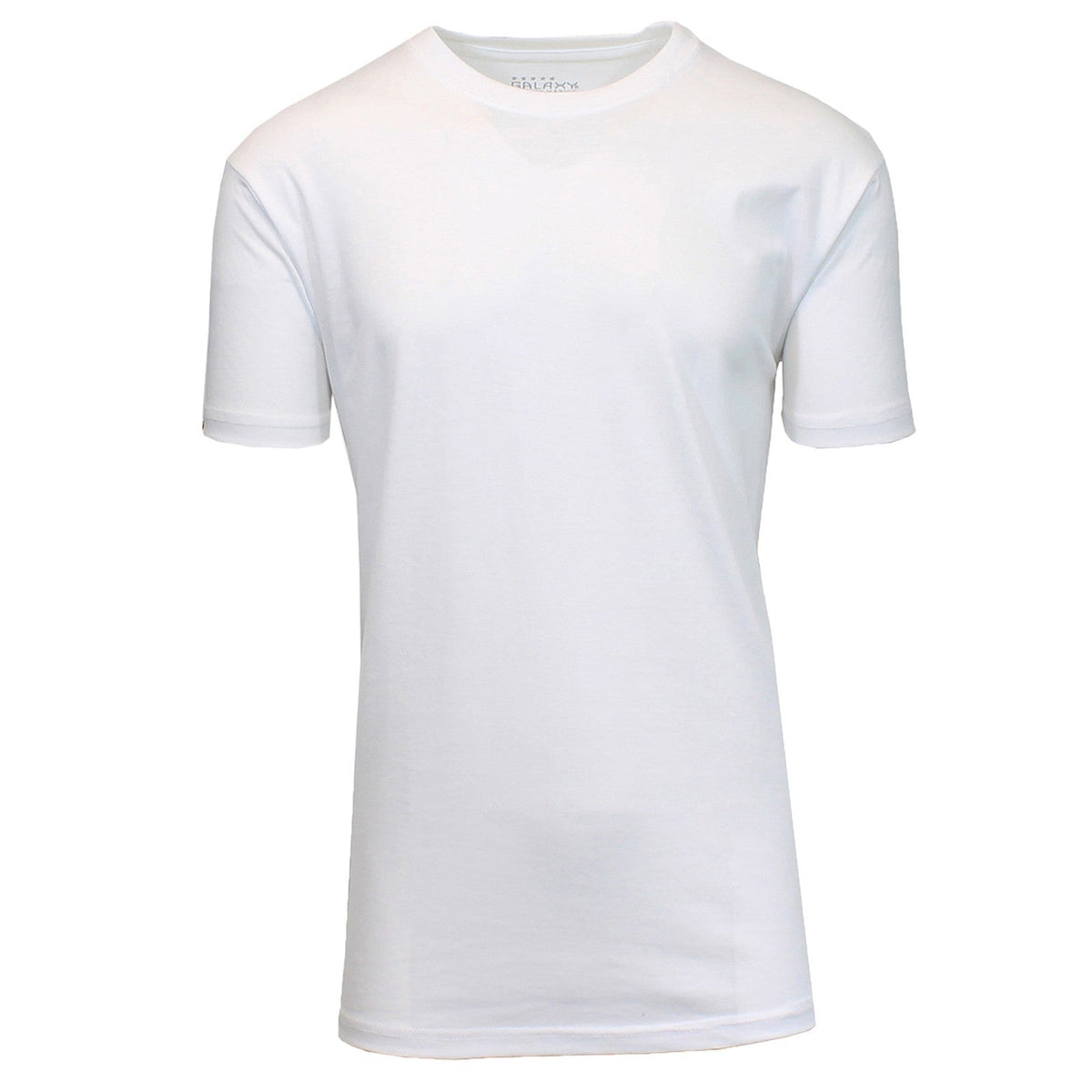 Men’s Modern Fit Crew Neck T-Shirt Soft Breathable Cotton-Poly Blend Casual Tee