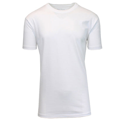 Men’s Modern Fit Crew Neck T-Shirt Soft Breathable Cotton-Poly Blend Casual Tee