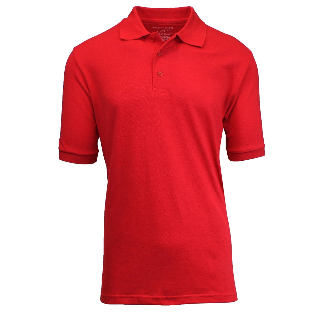Men Heathered Polo Shirt New Standard Neck Classic Uniform Lounge .
