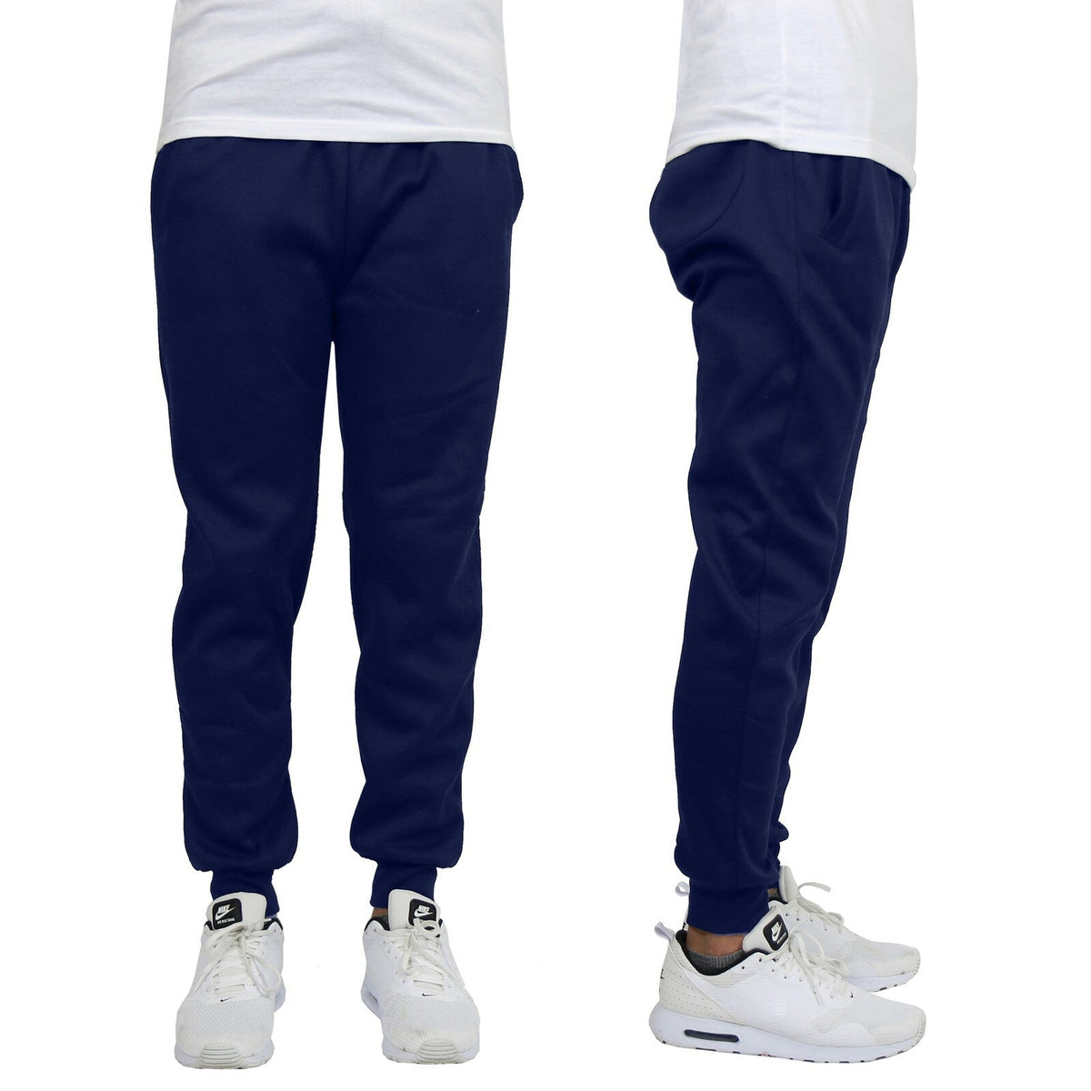 Men's French Terry Active Jogger Pants Sweatpants Lounge Sleep Gym S M L XL XXL