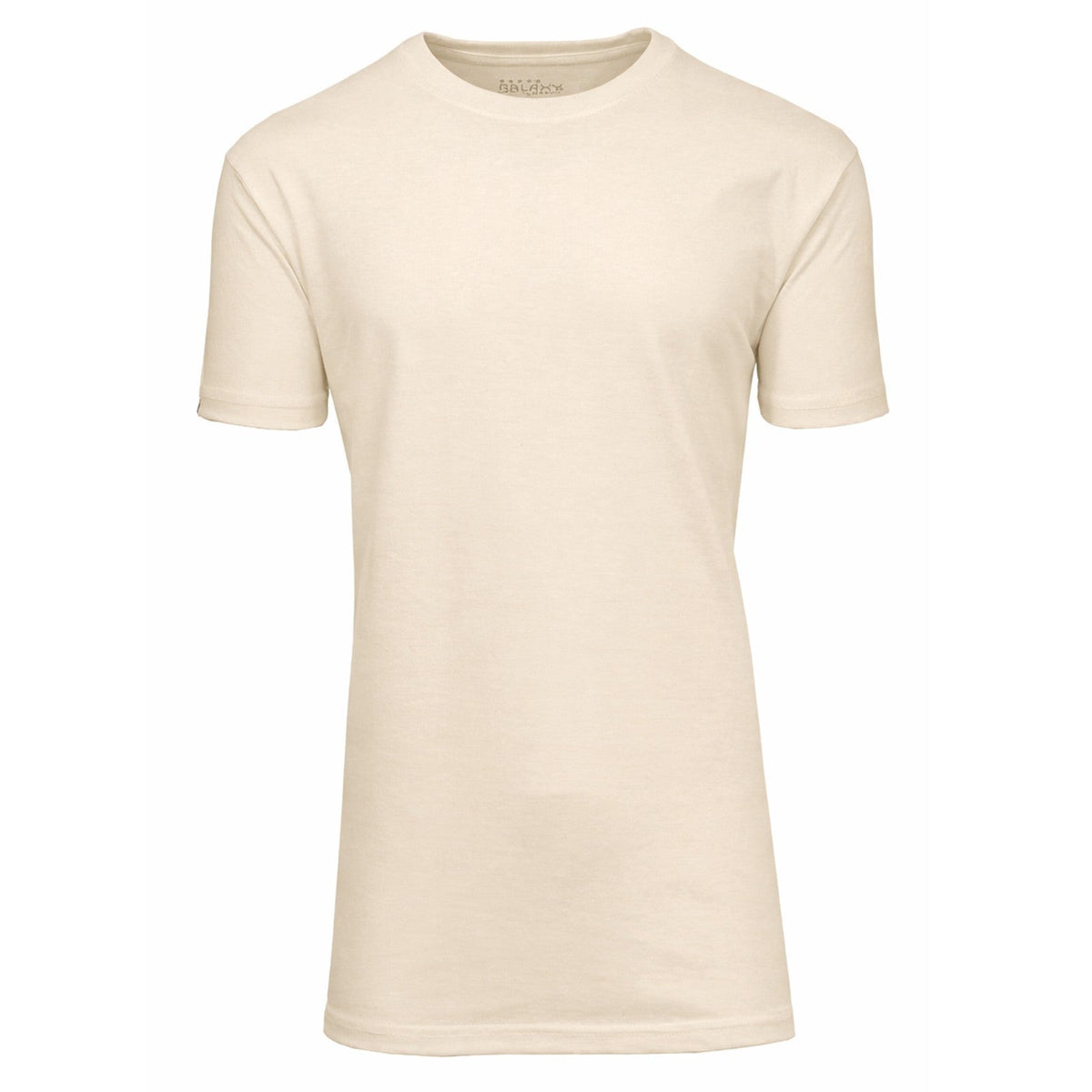 Men’s Modern Fit Crew Neck T-Shirt Soft Breathable Cotton-Poly Blend Casual Tee