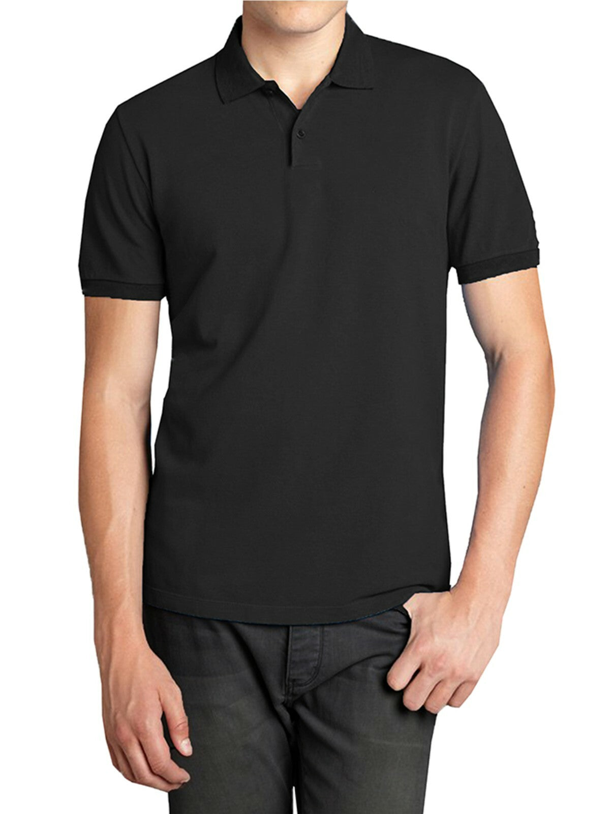 Men's Causal Cotton Polo T Shirt Jersey Short Sleeve Sport Casual Golf Fast Ship