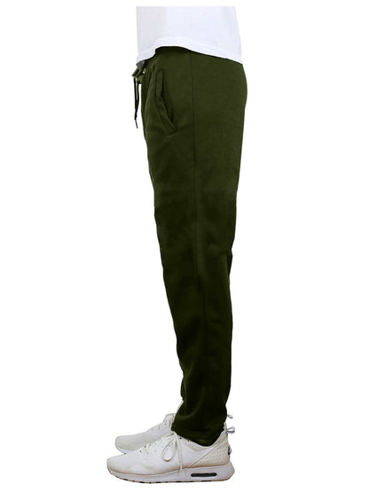 Men's French Terry Active Jogger Pants Sweatpants Lounge Sleep Gym S M L XL XXL