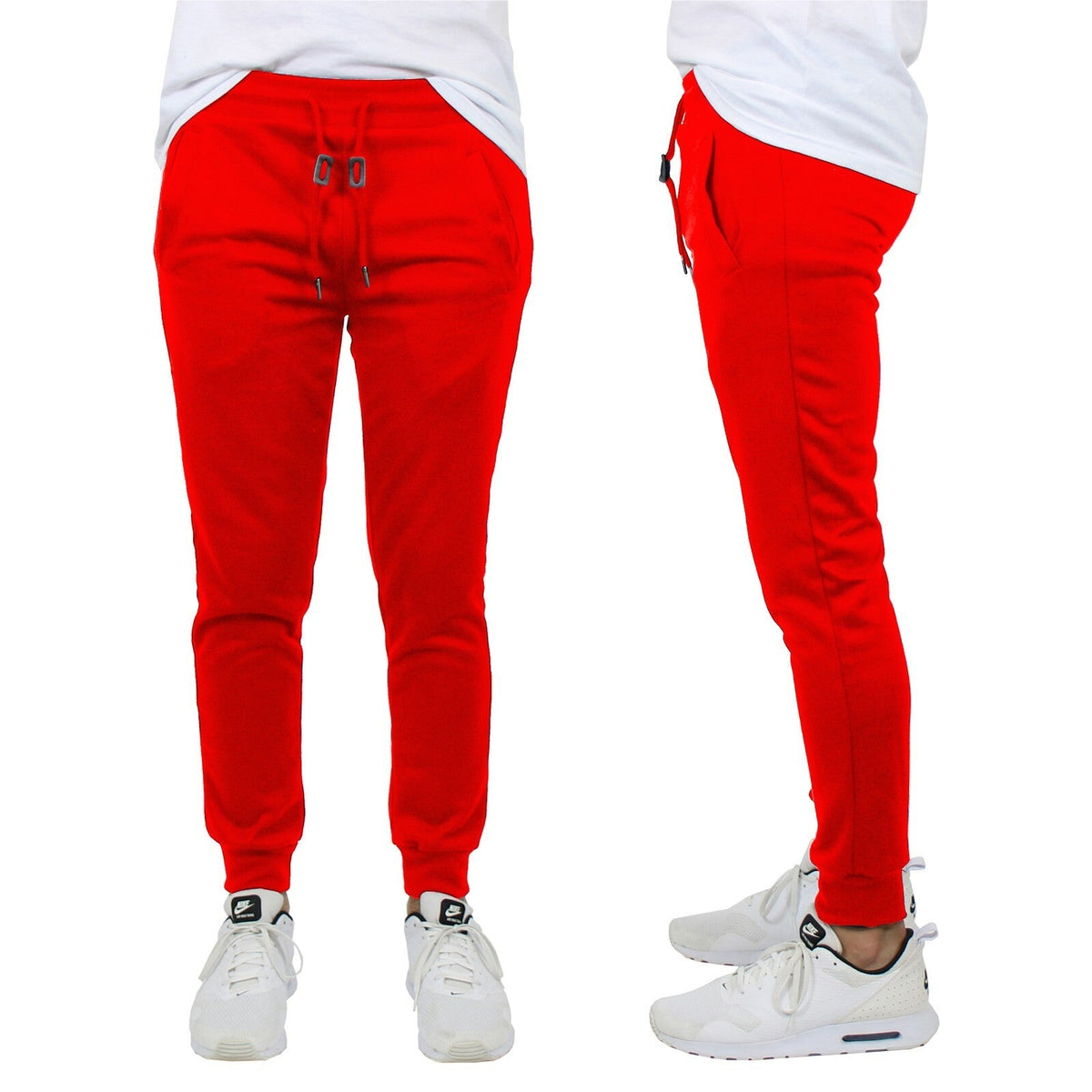 Men's French Terry Active Jogger Pants Sweatpants Lounge Sleep Gym S M L XL XXL