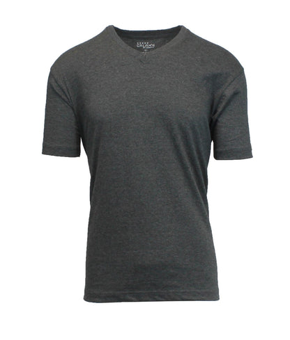 Men's Short Sleeve V-Neck T-Shirts Solid Colors Lounge Active Undershirt