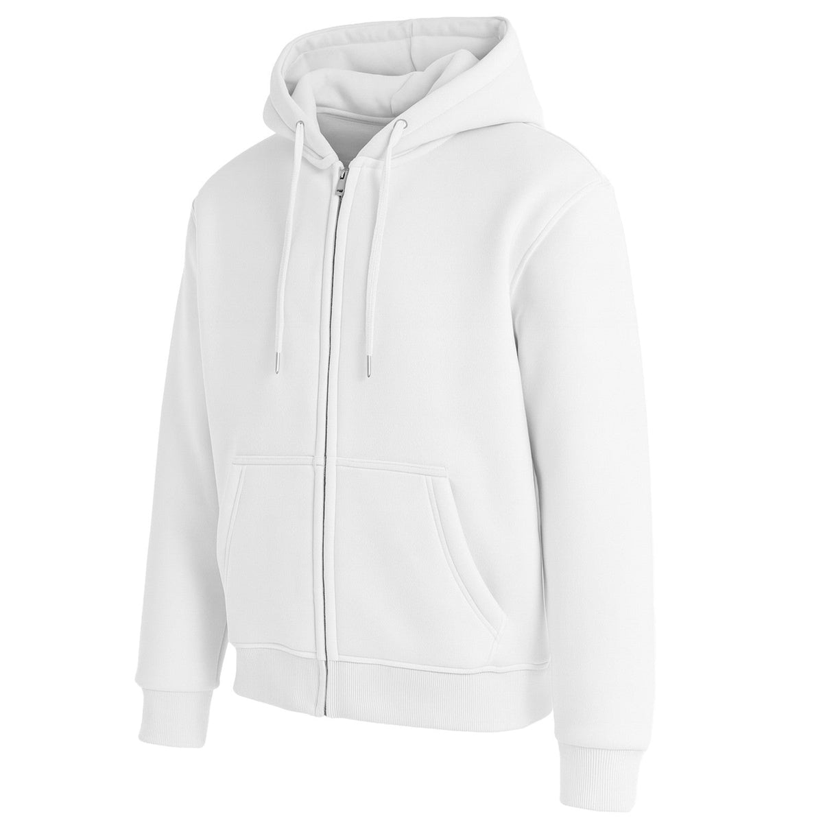 Men's Fleece Lined Zip-Up Hoodie Colors Activewear Fashion Warm NEW (S-2XL)