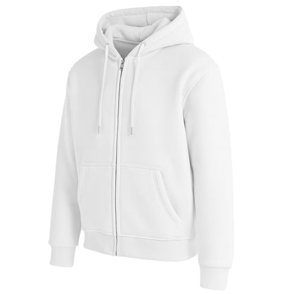 Men's Fleece Lined Zip-Up Hoodie Colors Activewear Fashion Warm NEW (S-2XL)