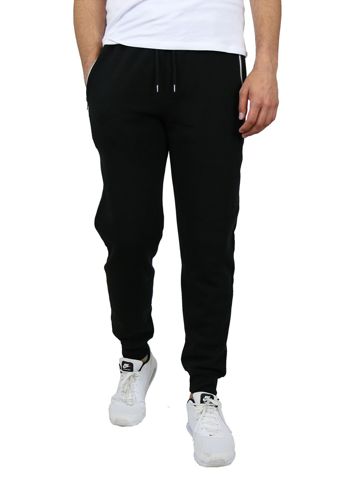 Men's Fleece Track Jogger Pants Sweatpants Running Active Sports Lounge Gym NEW