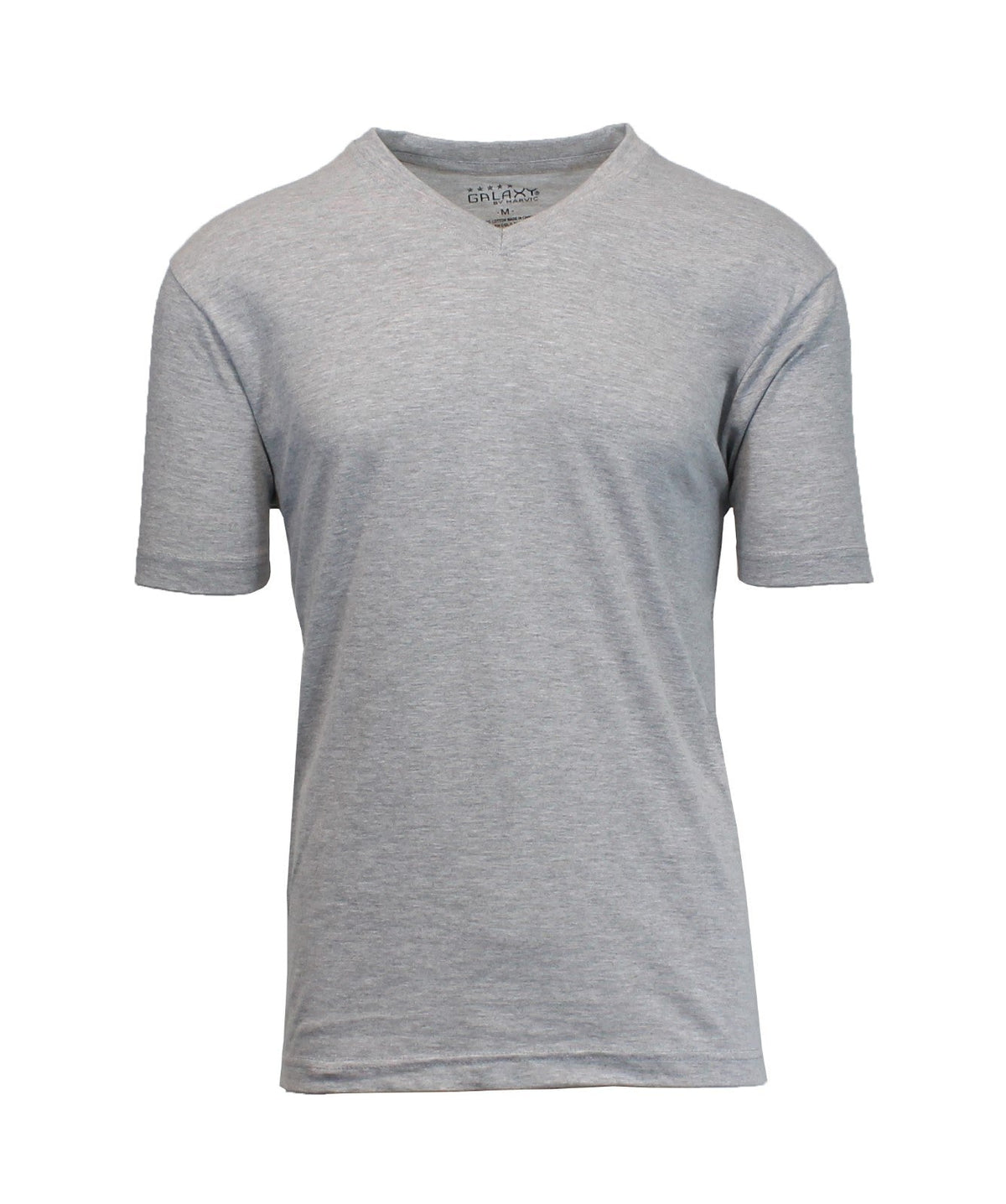 Men's Short Sleeve V-Neck T-Shirts Solid Colors Lounge Active Undershirt