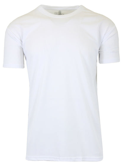Men's Short Sleeve Moisture Wicking Active Muscle Tees Gym Breathable S-2XL