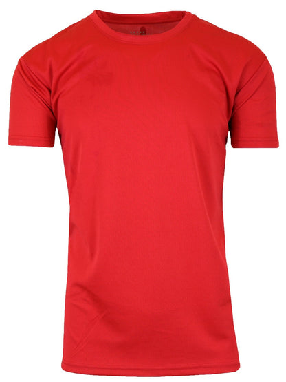 Men's Short Sleeve Moisture Wicking Active Muscle Tees Gym Breathable S-2XL