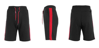 Mens Tech Shorts w/ Side Trim Lounge Active Sports Running Colors Casual Gym NEW