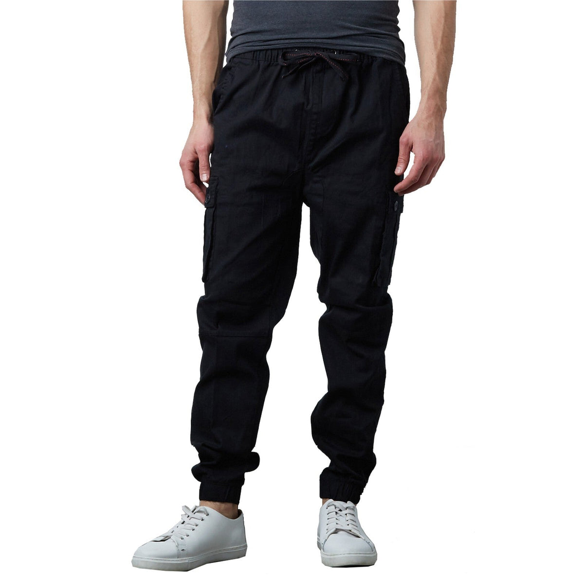 Men's Cargo Jogger Pants Sweatpants Cotton Twill Combat Stretch Active Trousers