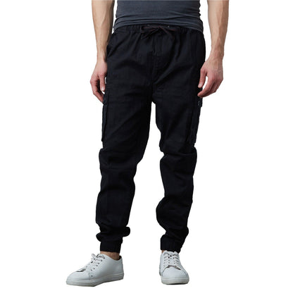 Men's Cargo Jogger Pants Sweatpants Cotton Twill Combat Stretch Active Trousers