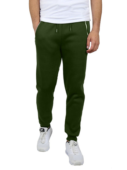 Men's French Terry Active Jogger Pants Sweatpants Lounge Sleep Gym S M L XL XXL
