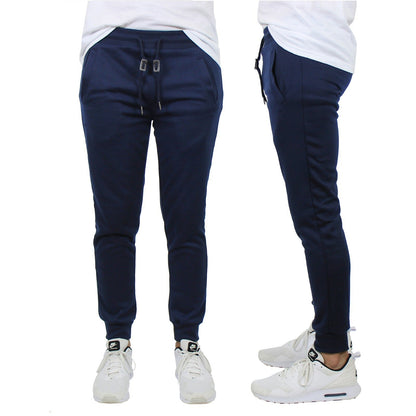 Men's French Terry Active Jogger Pants Sweatpants Lounge Sleep Gym S M L XL XXL