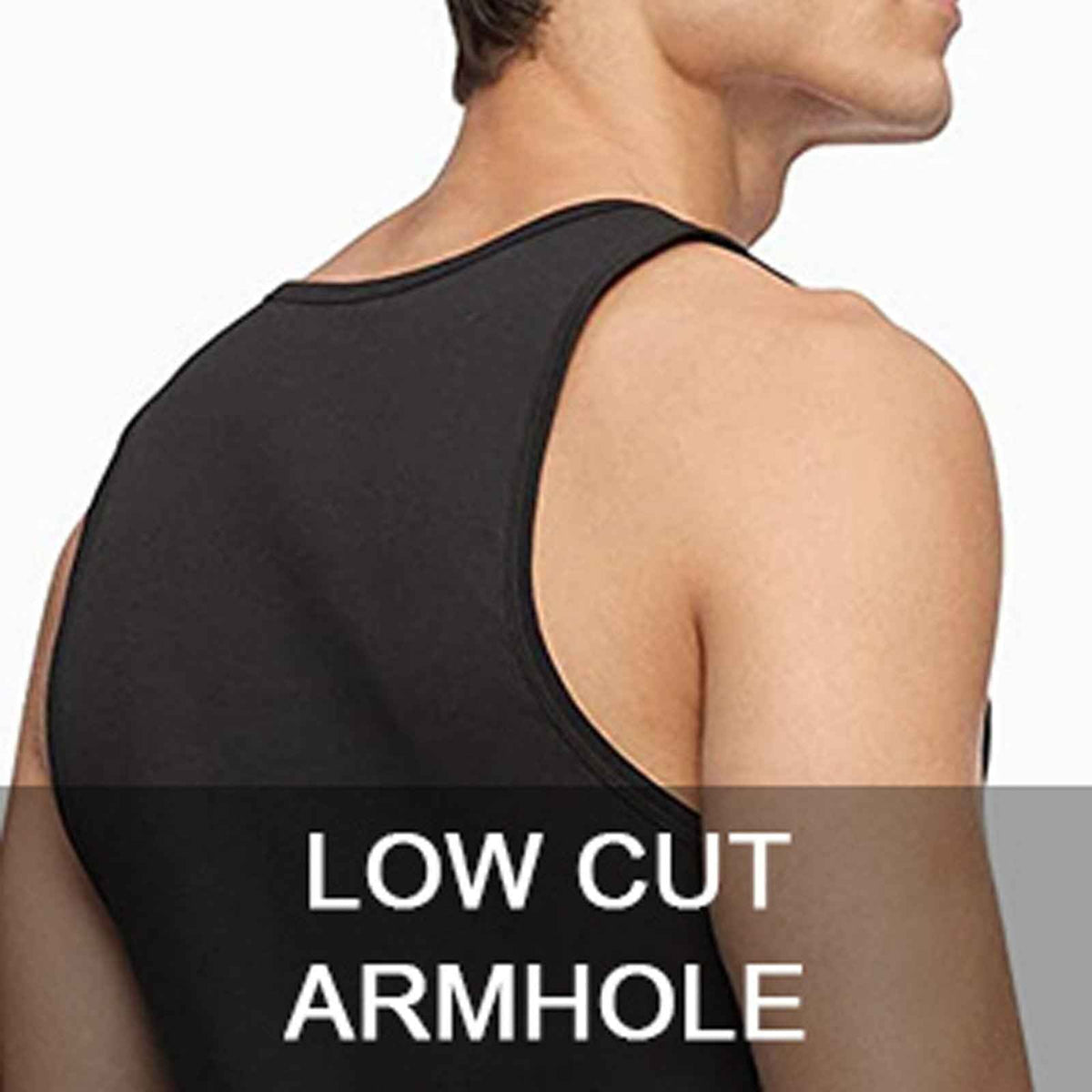 Men’s Ribbed Classic Crew Neck Tank Tops Undershirts Soft Cotton Blend 5-Pack