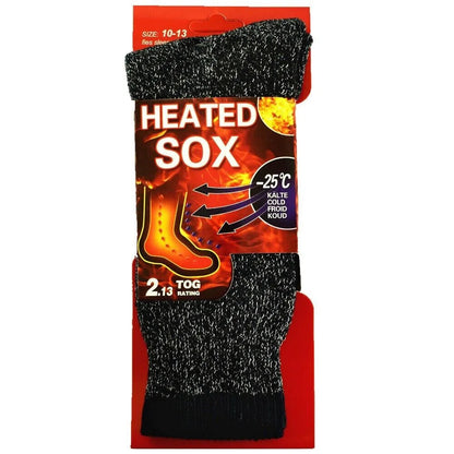 Mens thermal socks Heated winter friendly Warm  Boot Sox thick Duty Size 10-13 - PremiumBrandGoods