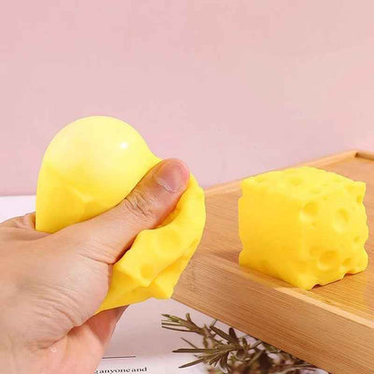 Squishy Cheese Block, Stress Relief Squeeze Toy Gifts ,Cyber Deal 🔥