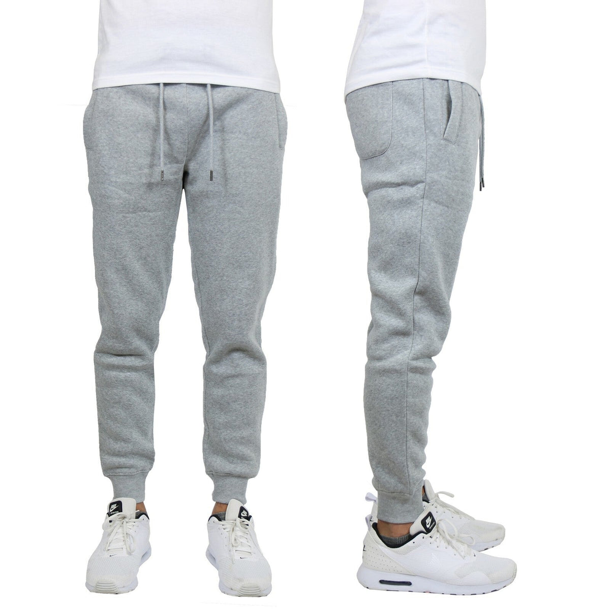 Men's French Terry Active Jogger Pants Sweatpants Lounge Sleep Gym S M L XL XXL