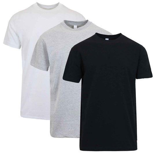 6-Pack Men's Premium Heavyweight Crew Neck Short Sleeve Tee (M-3XL)