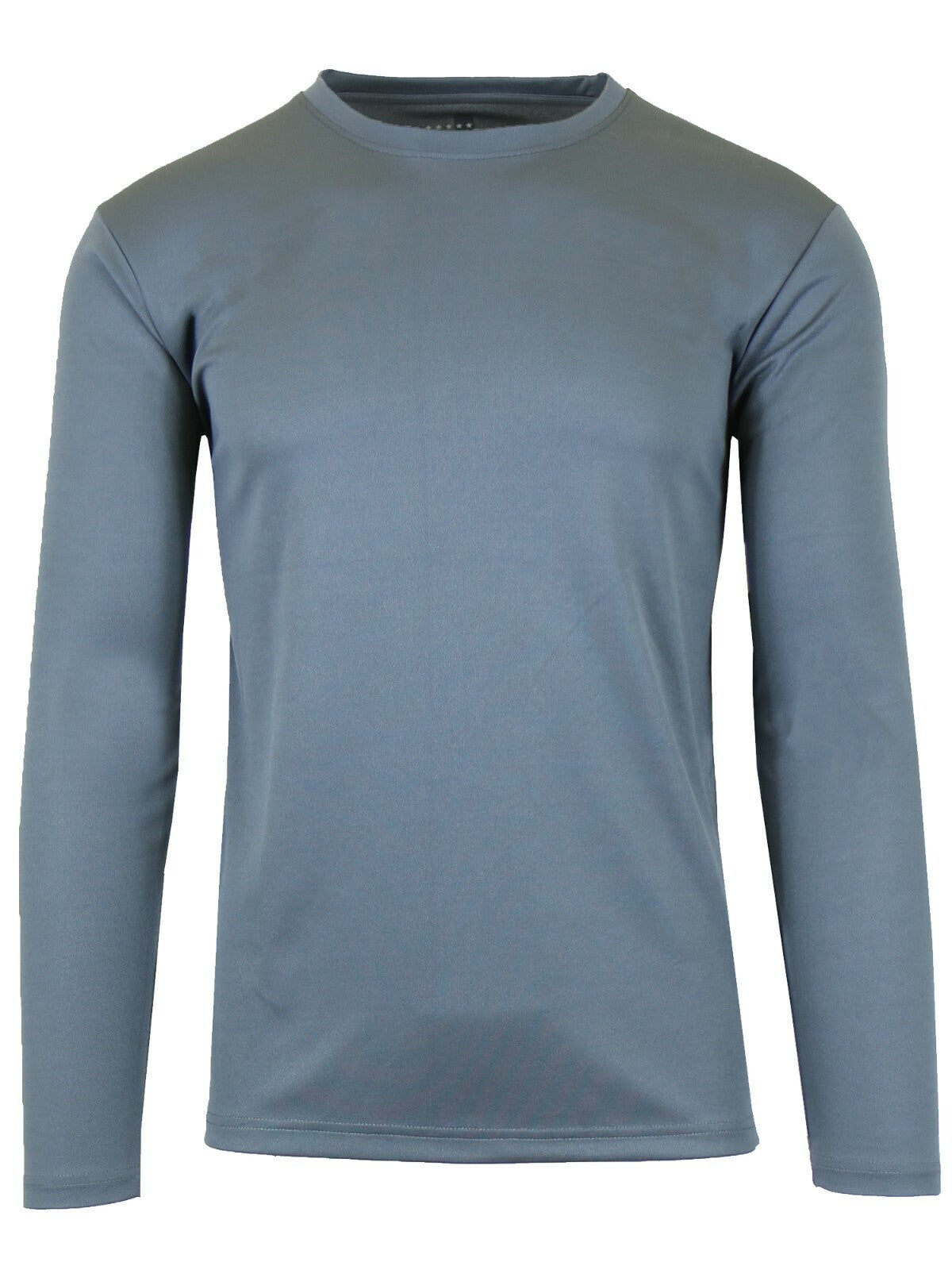 Men's Long Sleeve Crew Neck Performance Tees Layer Lounge Gym Work Casual NEW