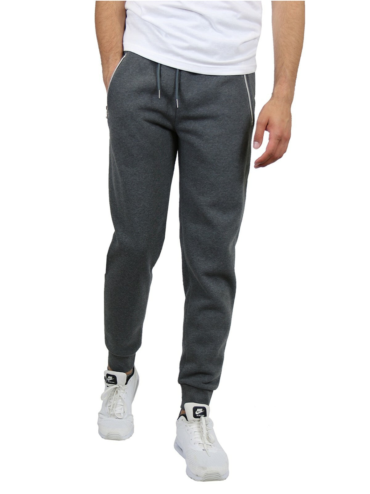 Men's Fleece Track Jogger Pants Sweatpants Running Active Sports Lounge Gym NEW