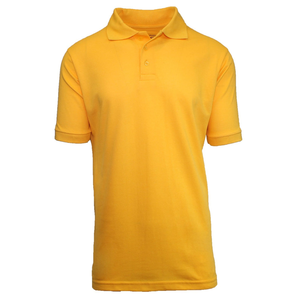 Men Heathered Polo Shirt New Standard Neck Classic Uniform Lounge .