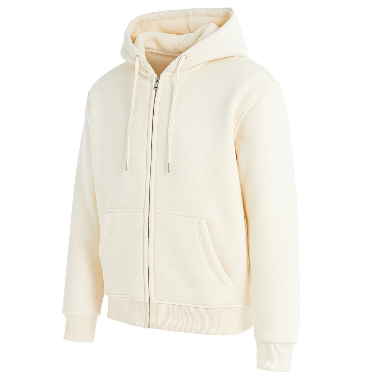 Men's Fleece Lined Zip-Up Hoodie Colors Activewear Fashion Warm NEW (S-2XL)