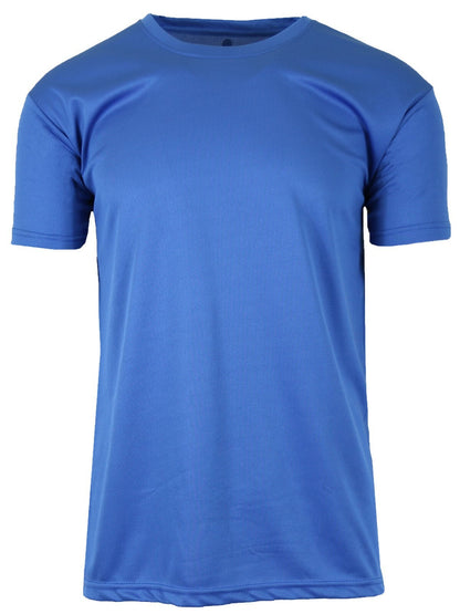 Men's Short Sleeve Moisture Wicking Active Muscle Tees Gym Breathable S-2XL