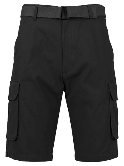 Men's Cotton Flex Stretch Cargo Shorts With Belt Lounge Summer Colors 30-42