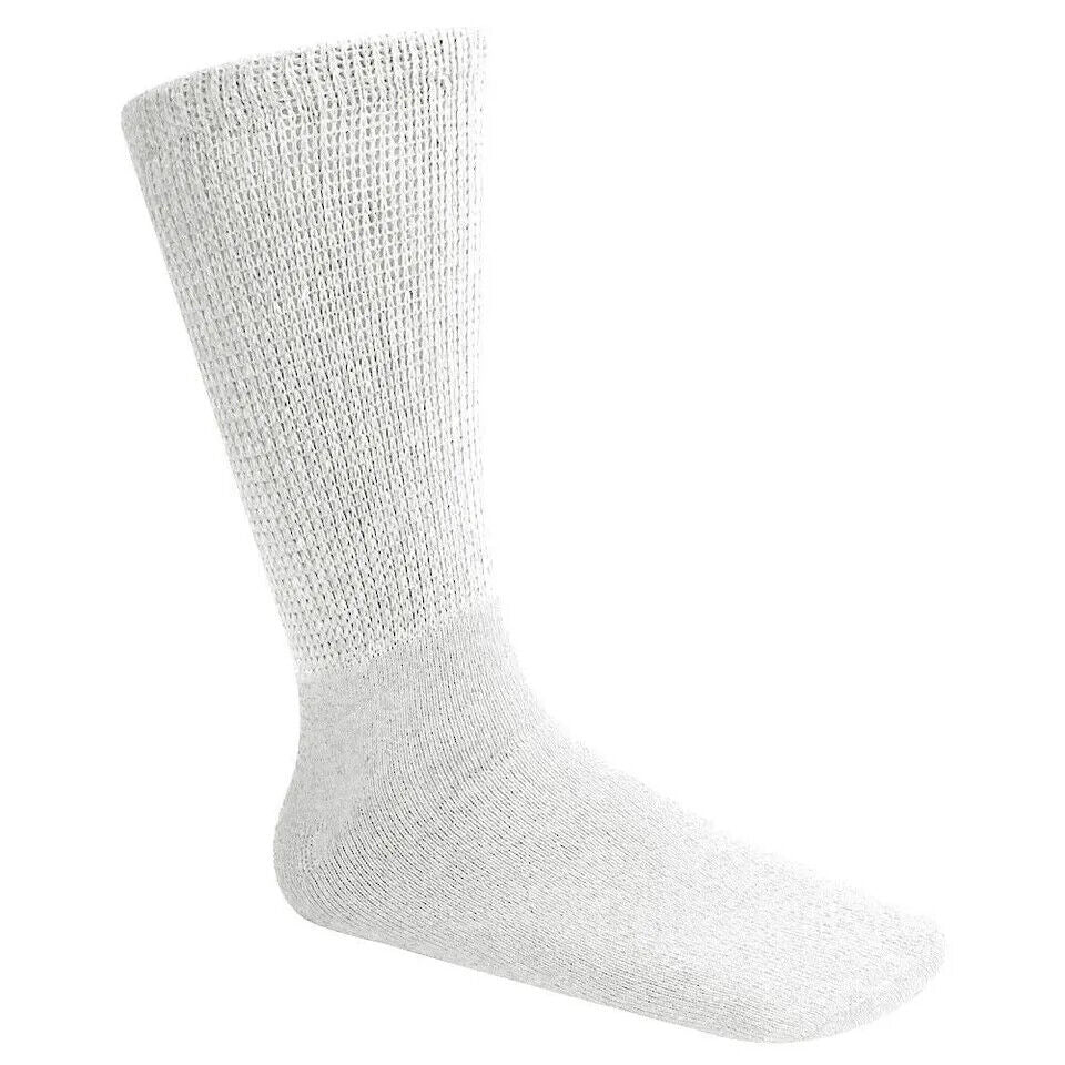 Wholesale Bulk Mens Diabetic Crew Socks Health Circulatory Size 9-11,10-13,13-15 - PremiumBrandGoods