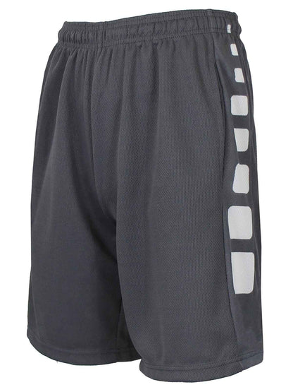 Men's Moisture Wicking Performance Active Mesh Shorts With Side Block Design NEW