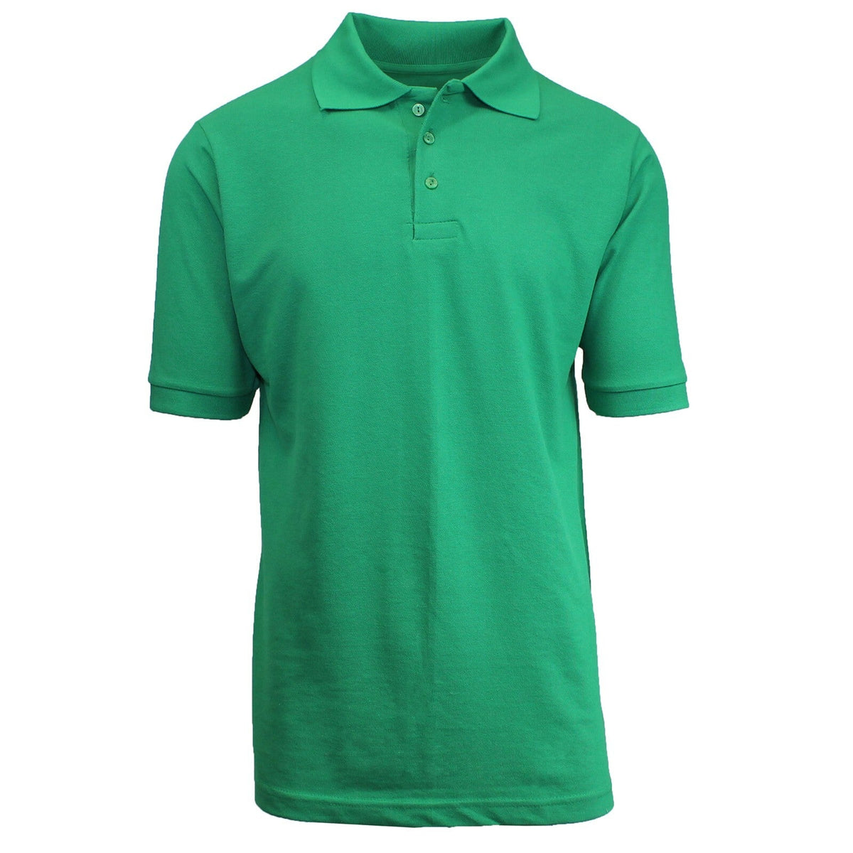 Men Heathered Polo Shirt New Standard Neck Classic Uniform Lounge .