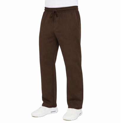 Men's Fleece Track Jogger Pants Sweatpants Running Active Sports Lounge Gym NEW