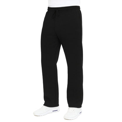 Men's Fleece Track Jogger Pants Sweatpants Running Active Sports Lounge Gym NEW