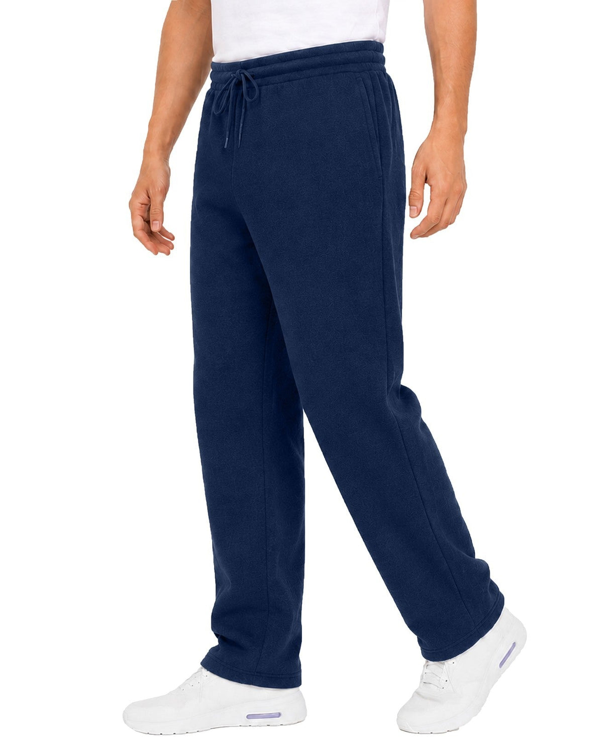 Men's Classic Heavyweight Fleece Sweatpants with Open Bottom (S-3XL)