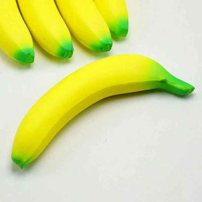Jumbo Banana Squishy Toy Stress Reliever Slow Rising Squeeze Fruit