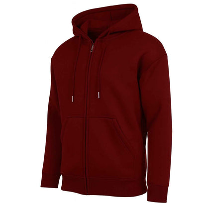 Mens Fleece Lined Zip-Up Hoodie Colors Activewear Fashion Warm NEW (S-2XL)