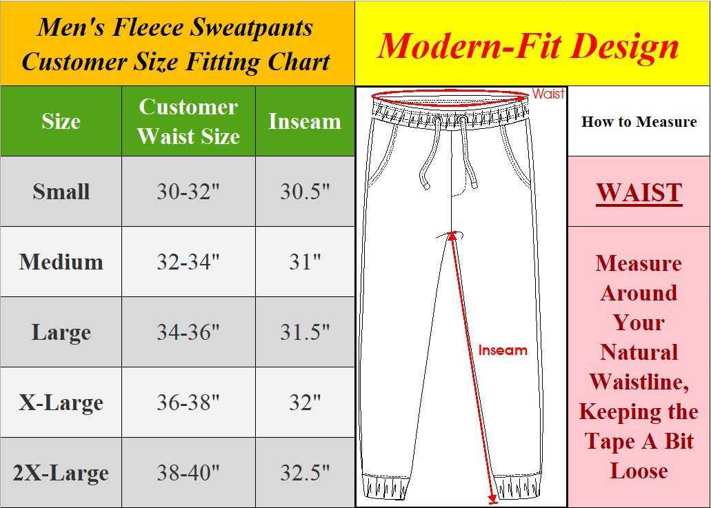 Mens Fleece Lined Active Jogger Cargo Sweatpants Pants Lounge Gym S M L XL 2XL
