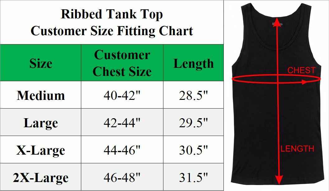 Men's 3 Pack Ribbed Tank Top Shirts Muscle Sleeveless Gym Beach Undershirt NWT