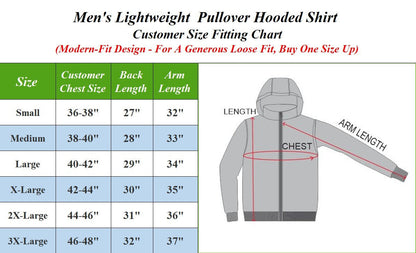 Men’s Breathable Cotton Hoodie with Drawstring & Front Pockets (SIZE- S - 3XL)